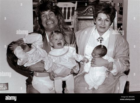 Ozzy and Sharon Osbourne with their screaming children l r Aimee aged ...