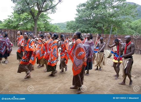 Swazi Wears Traditional Clothing Editorial Stock Photo - Image: 50110053