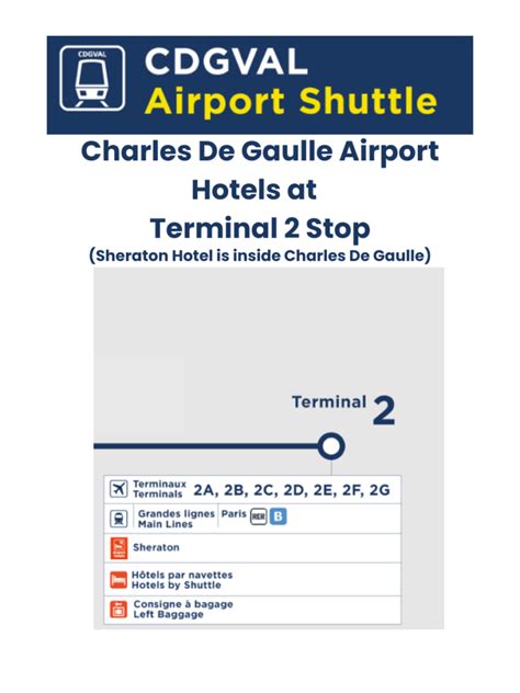 Charles de Gaulle Airport Hotels with Hotel Shuttle