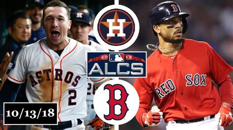 Houston Astros vs Boston Red Sox Highlights || ALCS Game 1 || October ...