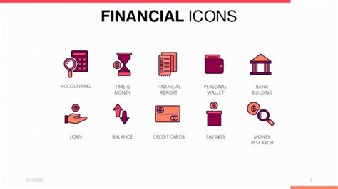 Financial Icons PowerPoint Template | Free Download