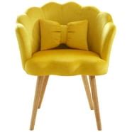 Mid-Century Modern Accent Chair, Single Lounge Chair Indoor Lounge Chair, Wood Leisure Chair ...