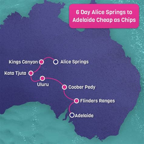 6 Days Alice Springs to Adelaide Tour $1995
