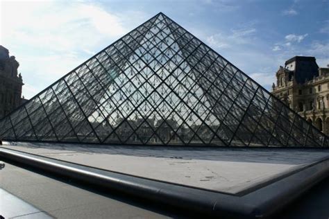 World Beautiful Places: Pyramid at Louvre Museum Paris