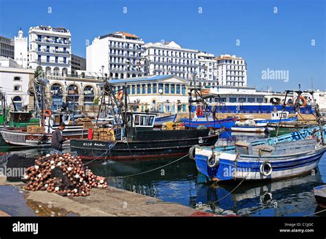 Algeria, Algiers, fishing port of Algiers Stock Photo - Alamy