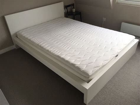 Ikea MALM Bed Frame Low - Standard Double Bed - White | in Crouch End, London | Gumtree