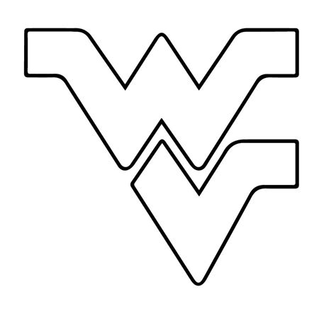 Download your free West Virginia Mountaineers Stencil here. Save time ...