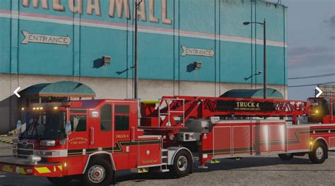 Fire Department Tiller Truck and Trailer – FiveM Mods