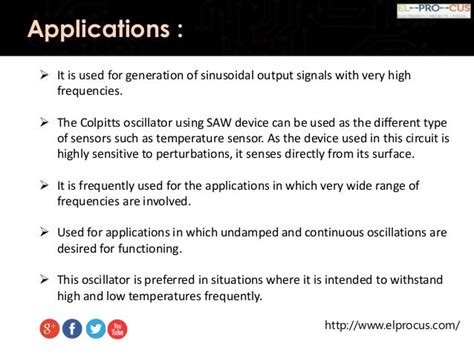 Colpitts Oscillator - Working and Applications