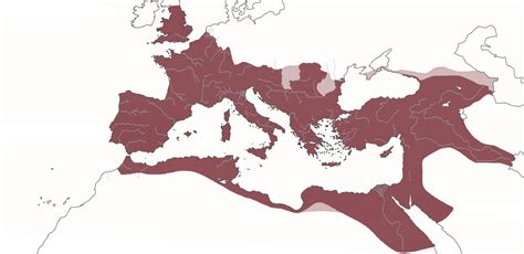 Historical map of the Roman Empire at its height, 117 AD. : r/Maps