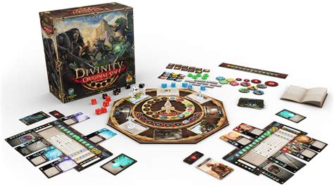 This Divinity: Original Sin board game has so many cards and tokens it's kind of incredible ...