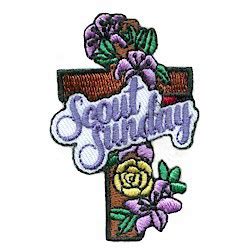 Scout Sunday Cross Patch - MakingFriends