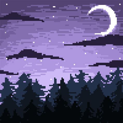 Pixel Art Sky by akypie on DeviantArt