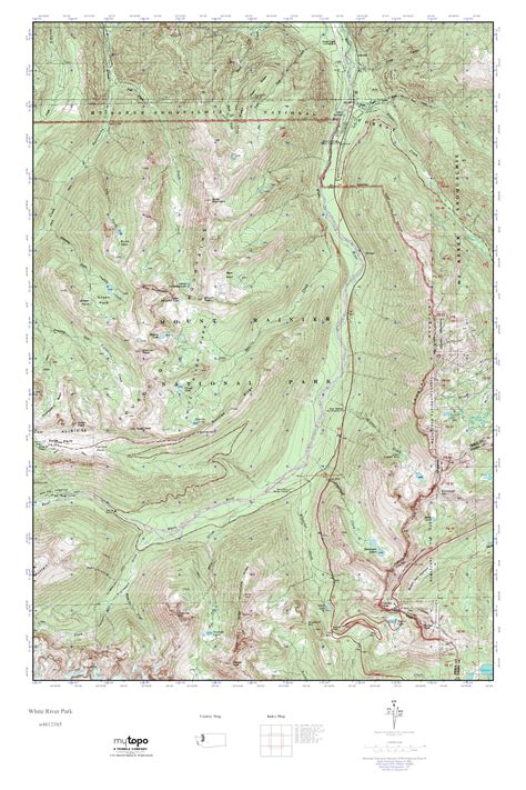 MyTopo White River Park, Washington USGS Quad Topo Map