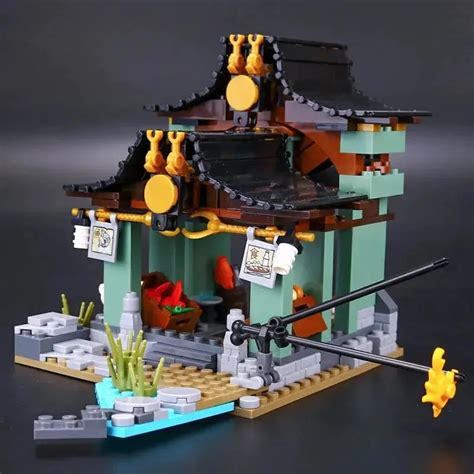 Ninjago City MOC Temple Building Blocks Toy Set