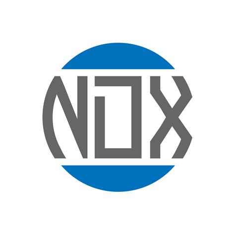 NDX letter logo design on white background. NDX creative initials circle logo concept. NDX ...