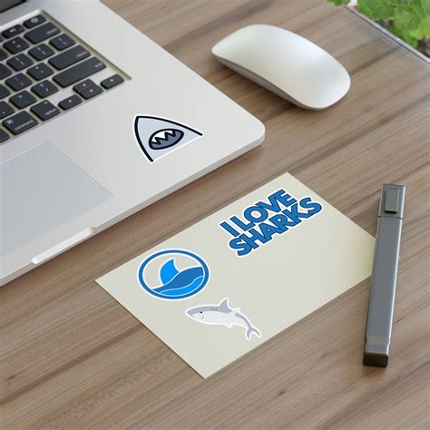 Shark Lover Sticker Sheets Shark Stickers Shark Laptop - Etsy