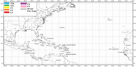 Free Printable Hurricane Tracking Map Printable Web Gulf Of Mexico ...