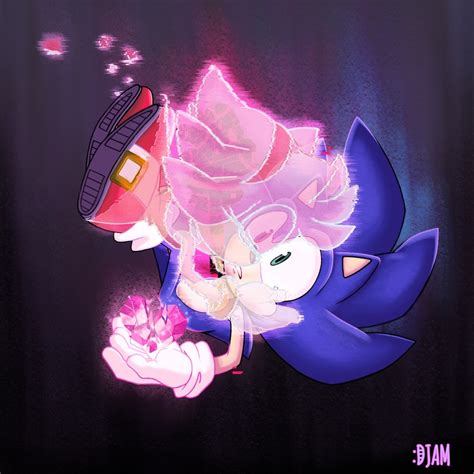 Sonamy: Sonic Frontiers - first and last kiss by sonamyluv123 on DeviantArt