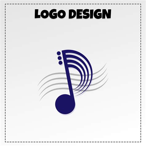 music logo design illustration 14824904 Vector Art at Vecteezy