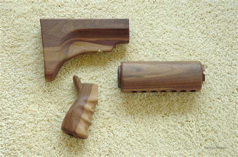 AR-15 Wood Grip, Handgaurd, & Buttstock Set for sale