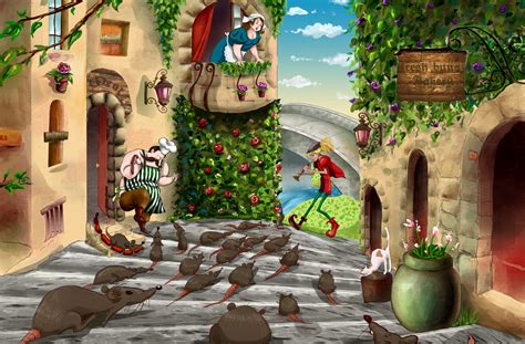 Pied Piper of Hamelin by anastaciarts on DeviantArt