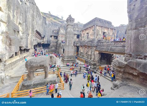 Kailash Temple or Kailasa Temple, Cave No. 16 of Ellora Caves Editorial ...