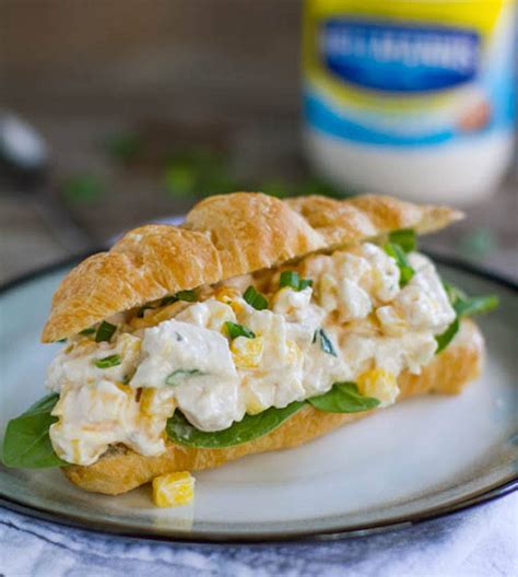 Mango Chicken Salad Sandwich Recipe - Pinch of Yum