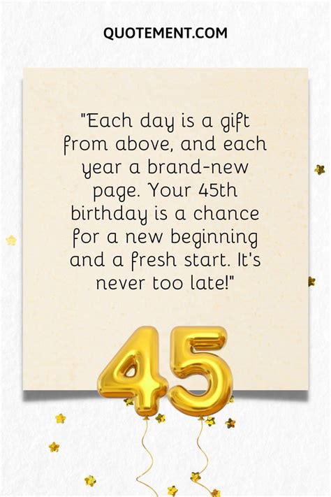 60 Extraordinary Ways To Wish A Happy 45th Birthday