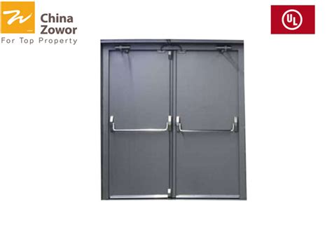 Steel FD30 fire door with fireproof glass color can be customized