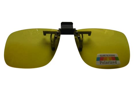 Blue Blocker Clip on Sunglasses Yellow Lens