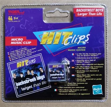 MICRO HIT CLIPS : BACKSTREET BOYS LARGER THAN LIFE - Hasbro Tiger 2002 ...