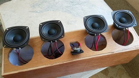 DIY Center Speaker, 2 Way Crossover Build and 4 Speaker Wiring ...