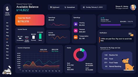 Create a Personal Financial Dashboard with Microsoft Excel - YouTube