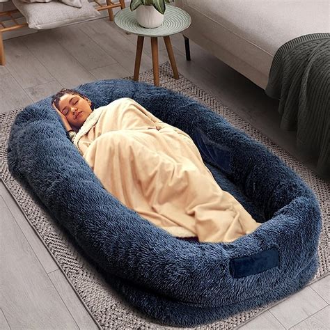 Buy Human Dog Bed, 67 x 38 x 12 Giant Dog Bed for Adults and Pets, Large Bean Bag Bed for Humans ...