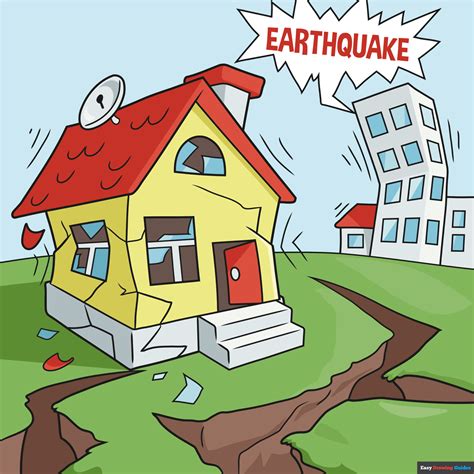 How to Draw an Earthquake - Really Easy Drawing Tutorial