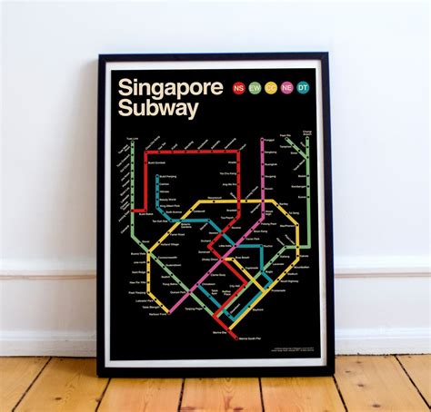 eck&art designs | Singapore Subway Poster