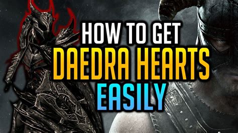 Skyrim - How to Get Daedra Hearts Easily (2020) - YouTube