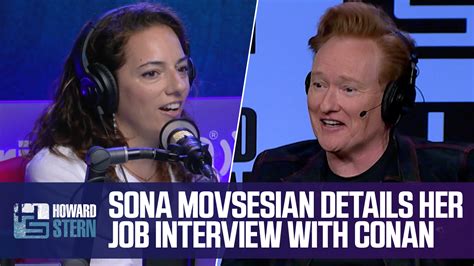 How Sona Movsesian Got Her Job With Conan O’Brien | interview, Conan O ...