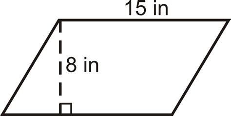 Area Of Parallelogram Examples