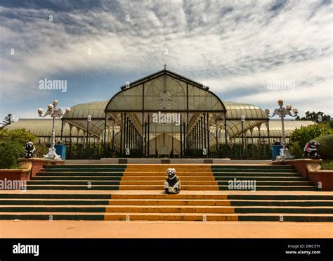 Glass house at Lal Bagh Botanical Garden in Bengaluru Stock Photo - Alamy