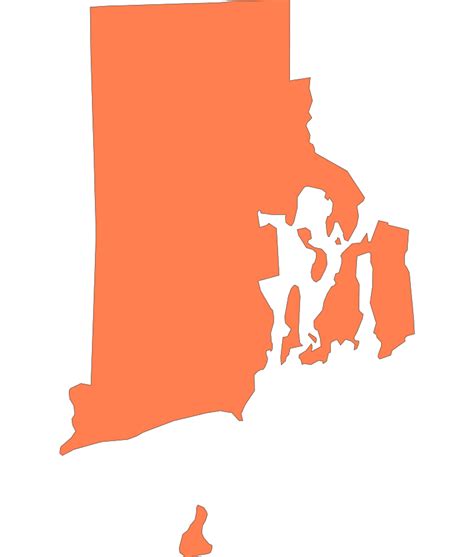 Rhode Island State Outline | SVG and PNG Download