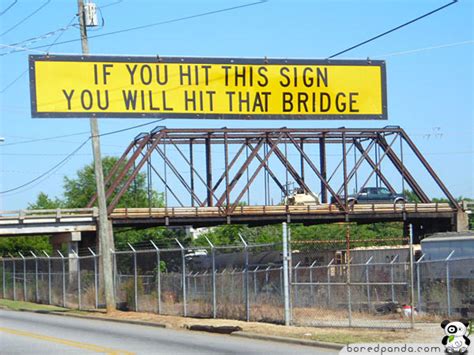 Funniest Signs Around the World ~ Civil engineering