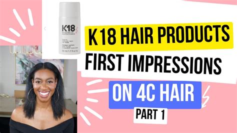 Part 1: I tried K18 hair products and this is what happened - YouTube