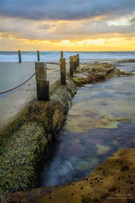 Sunrise at Mahon Pool, Maroubra beach, NSW. | Sydney beaches, Beach ...