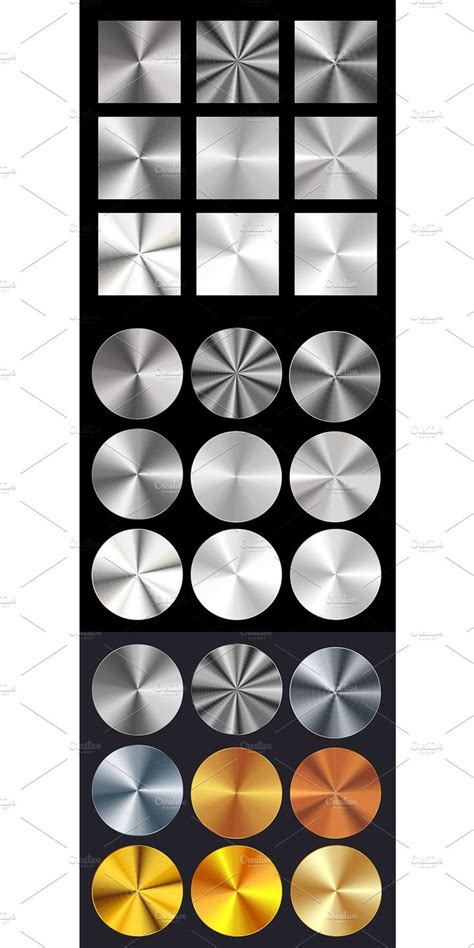 Radial Conical Metallic Gradient Set