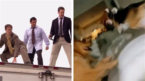 Watch: 'The Office' Parkour Scene Audio Synced to Dogs Playing (via ...