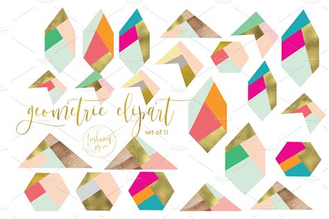 geometric clipart - abstract shapes ~ Graphics ~ Creative Market