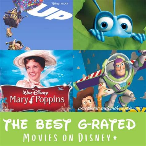 100+ of the Best G-rated Movies on Disney Plus for Kids - A Mother's ...