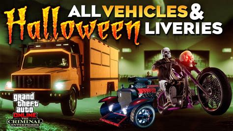 GTA 5 Online All Halloween Vehicles and Liveries - YouTube